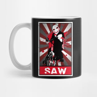 Saw Horror Movie Bloody Jigsaw Mug